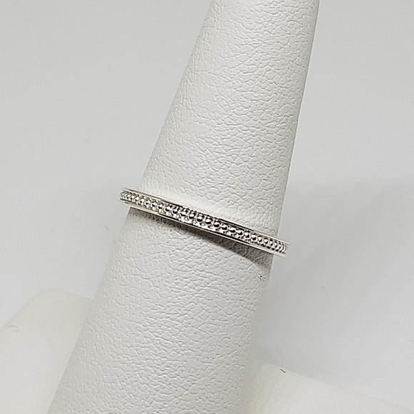 STERLING SILVER • Stackable bead ring - Picture 5 of 8